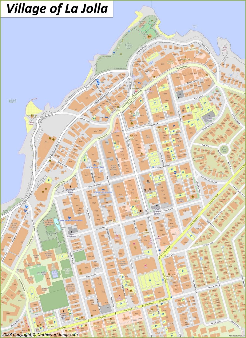 Village of La Jolla Map
