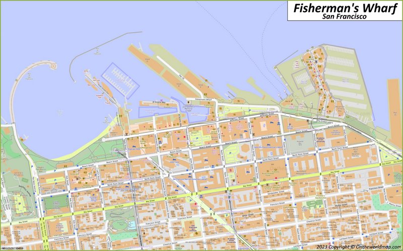 Fisherman's Wharf Map