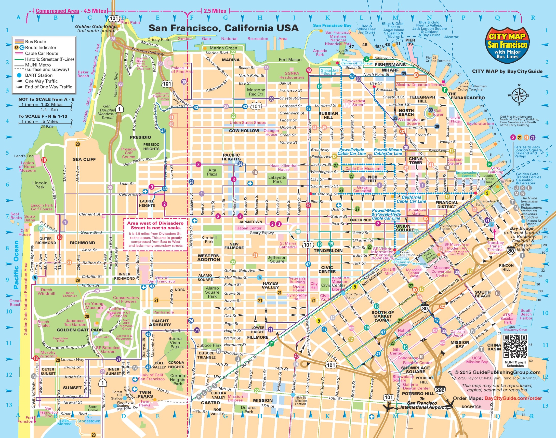 The Best Printable Maps of San Francisco Clifton Blog