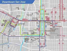 Downtown San Jose Bus Map