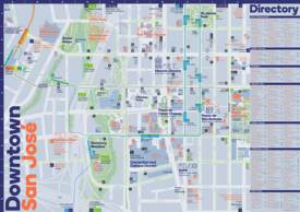 Tourist Map of Downtown San Jose