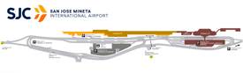 San Jose International Airport Map