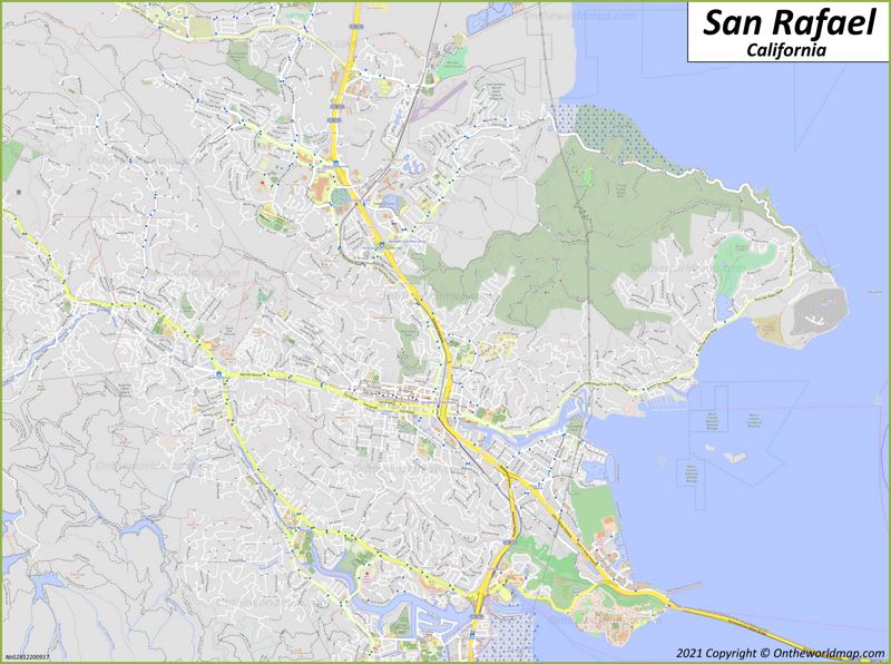 Map of San Rafael
