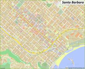 Santa Barbara Maps