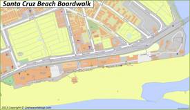 Santa Cruz Beach Boardwalk Map