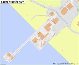 Santa Monica Pier Map