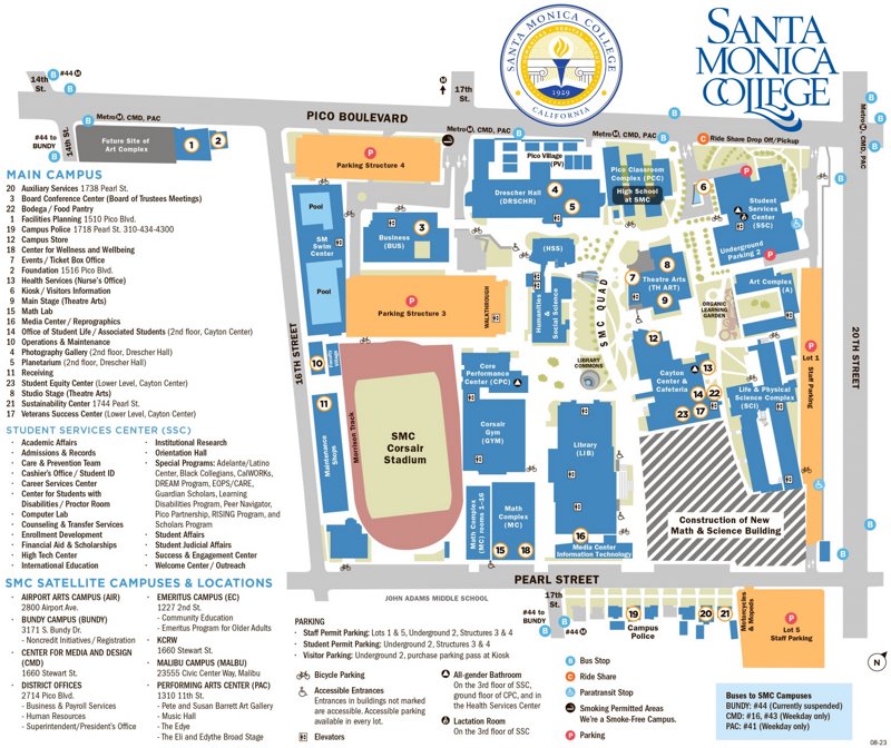 SMC Campus Map