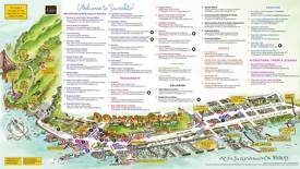 Sausalito Hotels And Attractions Map