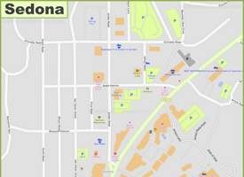 Sedona Uptown Map
