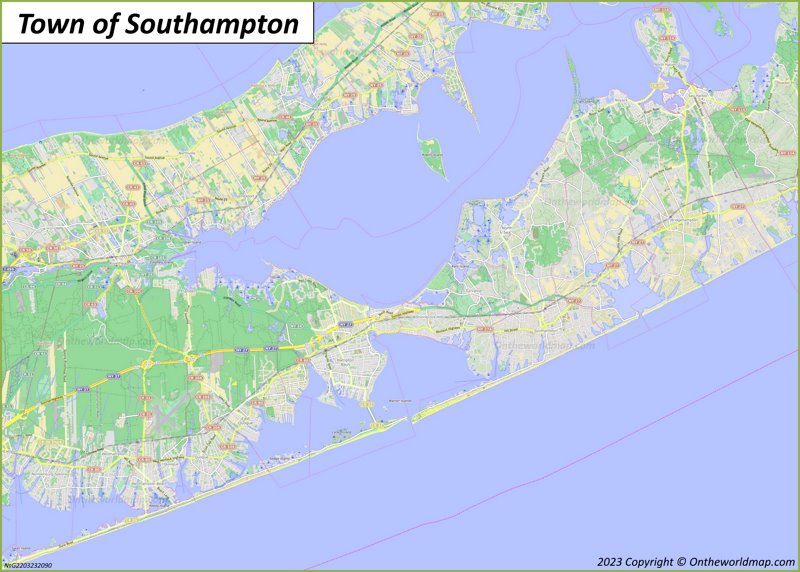 Town of Southampton Map