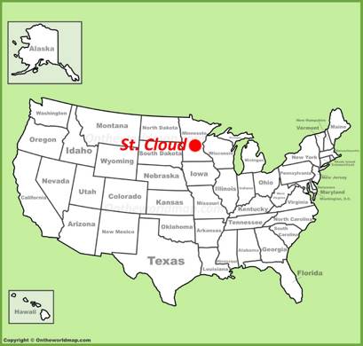 St. Cloud Location Map