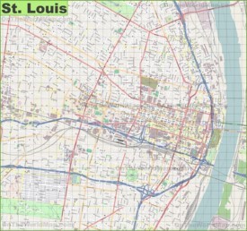 St. Louis Maps | Missouri, U.S. | Maps of St. Louis