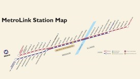 St. Louis MetroLink map