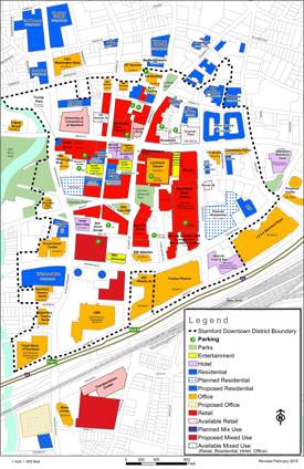 Stamford Downtown District Map