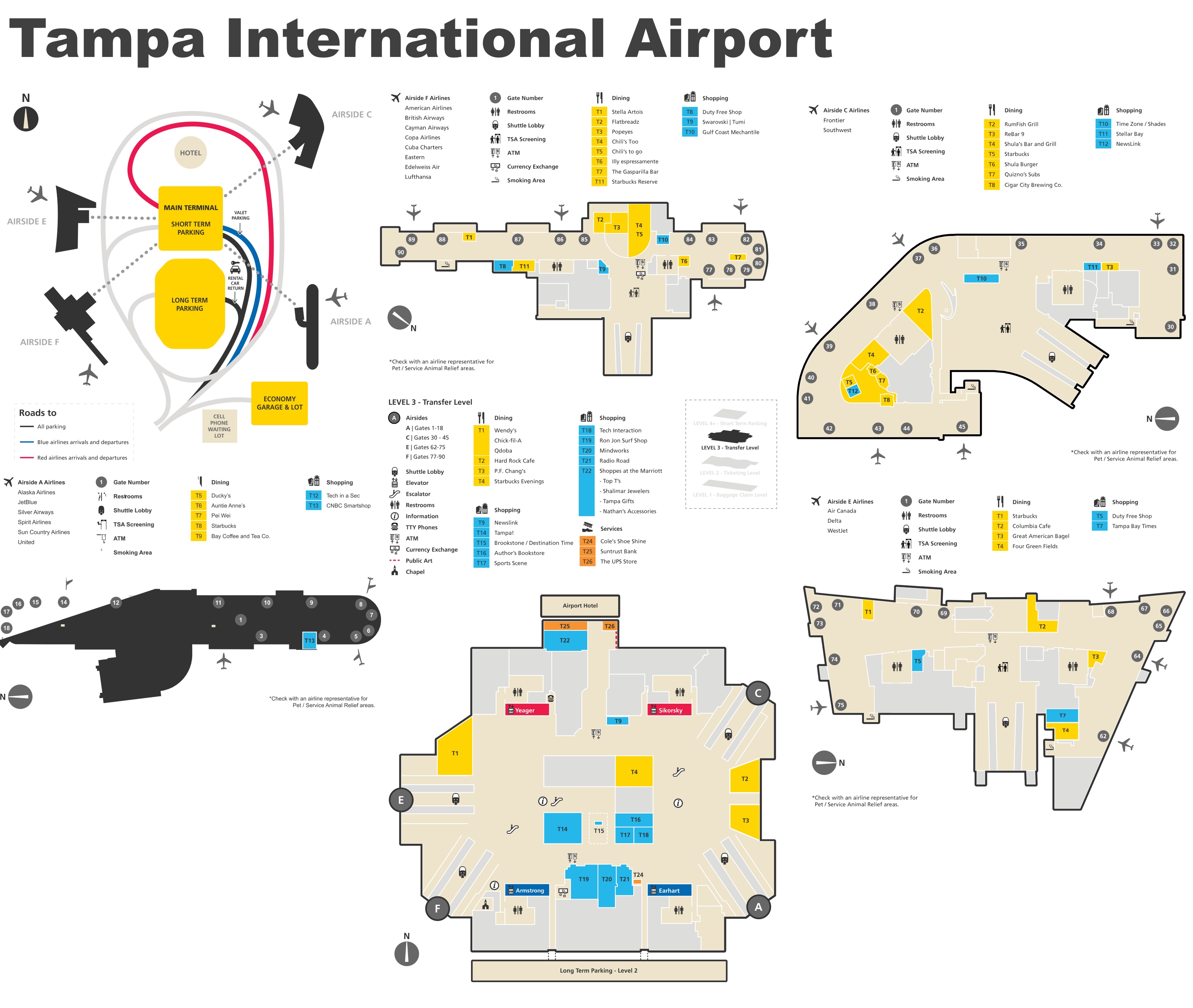 33 Map Of Tampa International Airport - Maps Database Source