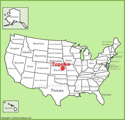 Topeka Location Map