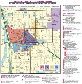 Tucson downtown map