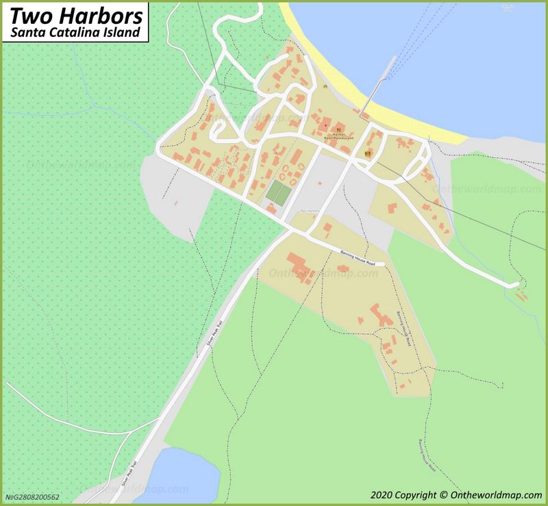 Map of Two Harbors