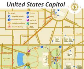 United States Capitol Map
