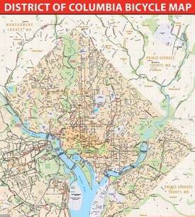 Washington, D.C. bike map
