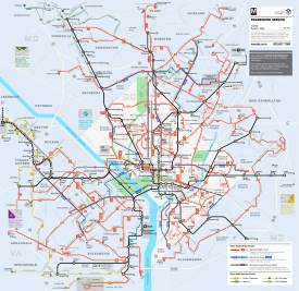 Washington, D.C. Metrobus Map