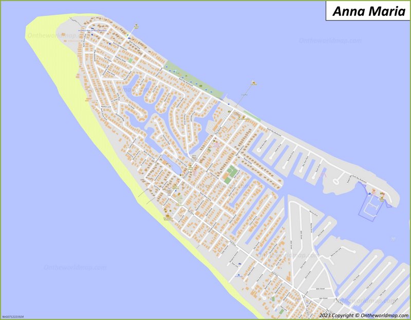 Anna Maria City Map