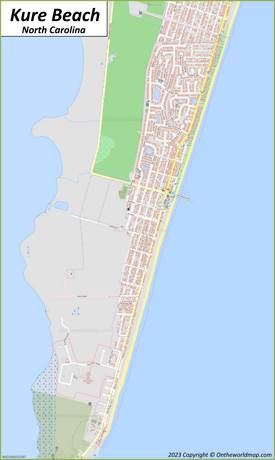 Kure Beach Map