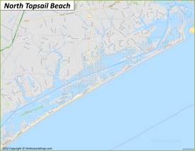North Topsail Beach Map