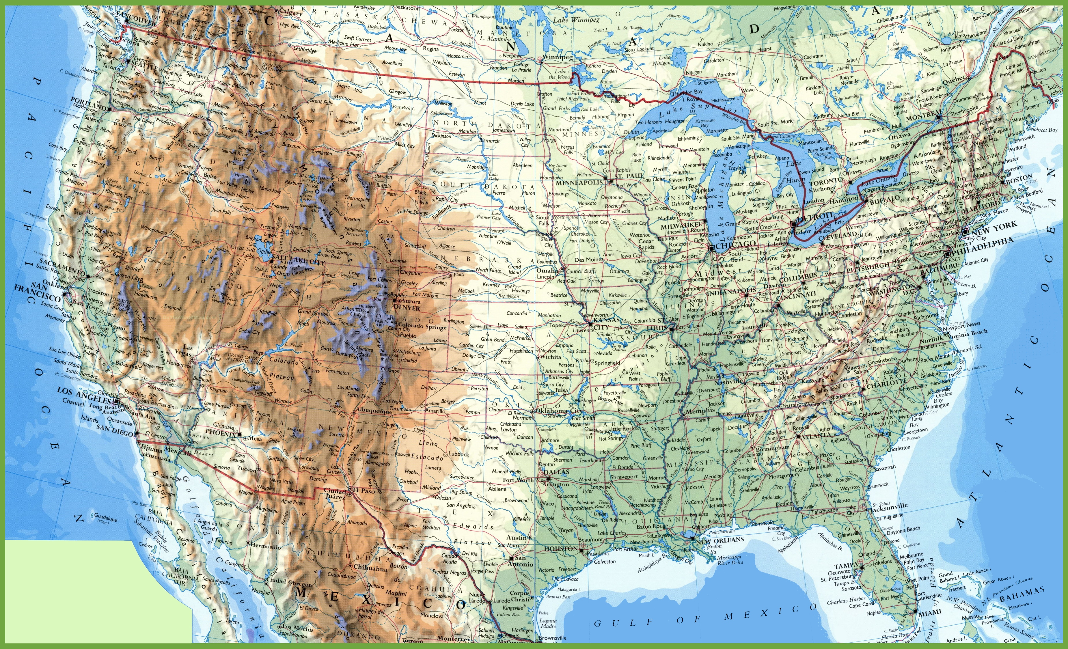 map of the us with cities and towns Large Detailed Map Of Usa With Cities And Towns map of the us with cities and towns