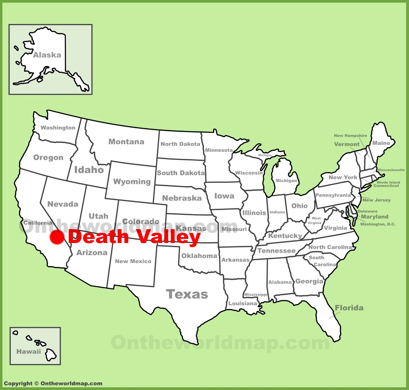 Death Valley Maps Usa Maps Of Death Valley National Park