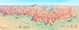 Grand Canyon hiking map