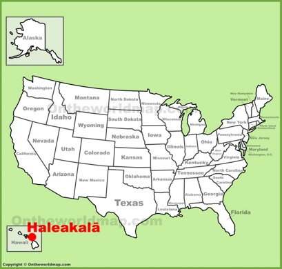 Haleakalā National Park Location Map