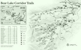 Rocky Mountain Bear Lake Corridors trails map