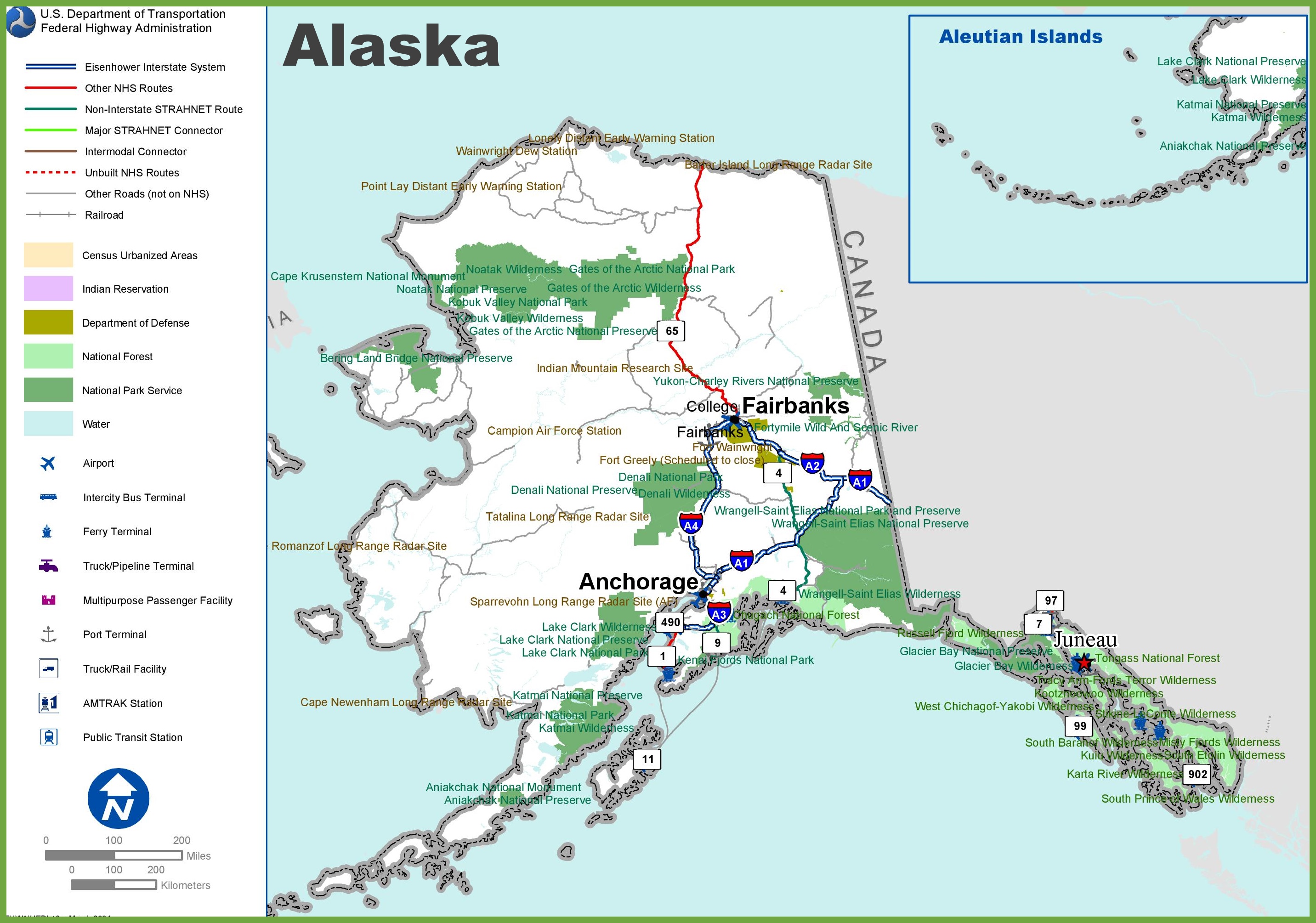 map of alaska highways        <h3 class=