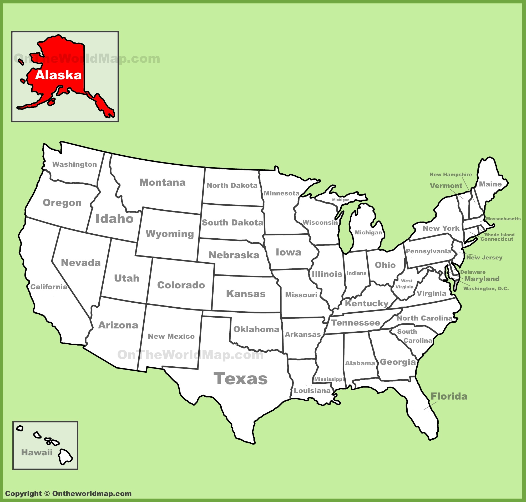 alaska in map of usa Alaska State Maps Usa Maps Of Alaska Ak alaska in map of usa