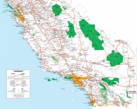 Map of Southern California