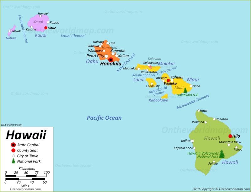 where is hawaii located on the world map Hawaii Map Usa Maps Of Hawaii Hawaiian Islands where is hawaii located on the world map