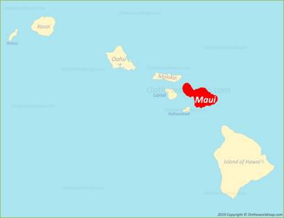 Maui Location Map