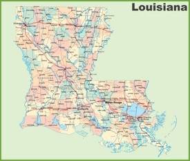 Louisiana State Maps | USA | Maps of Louisiana (LA)