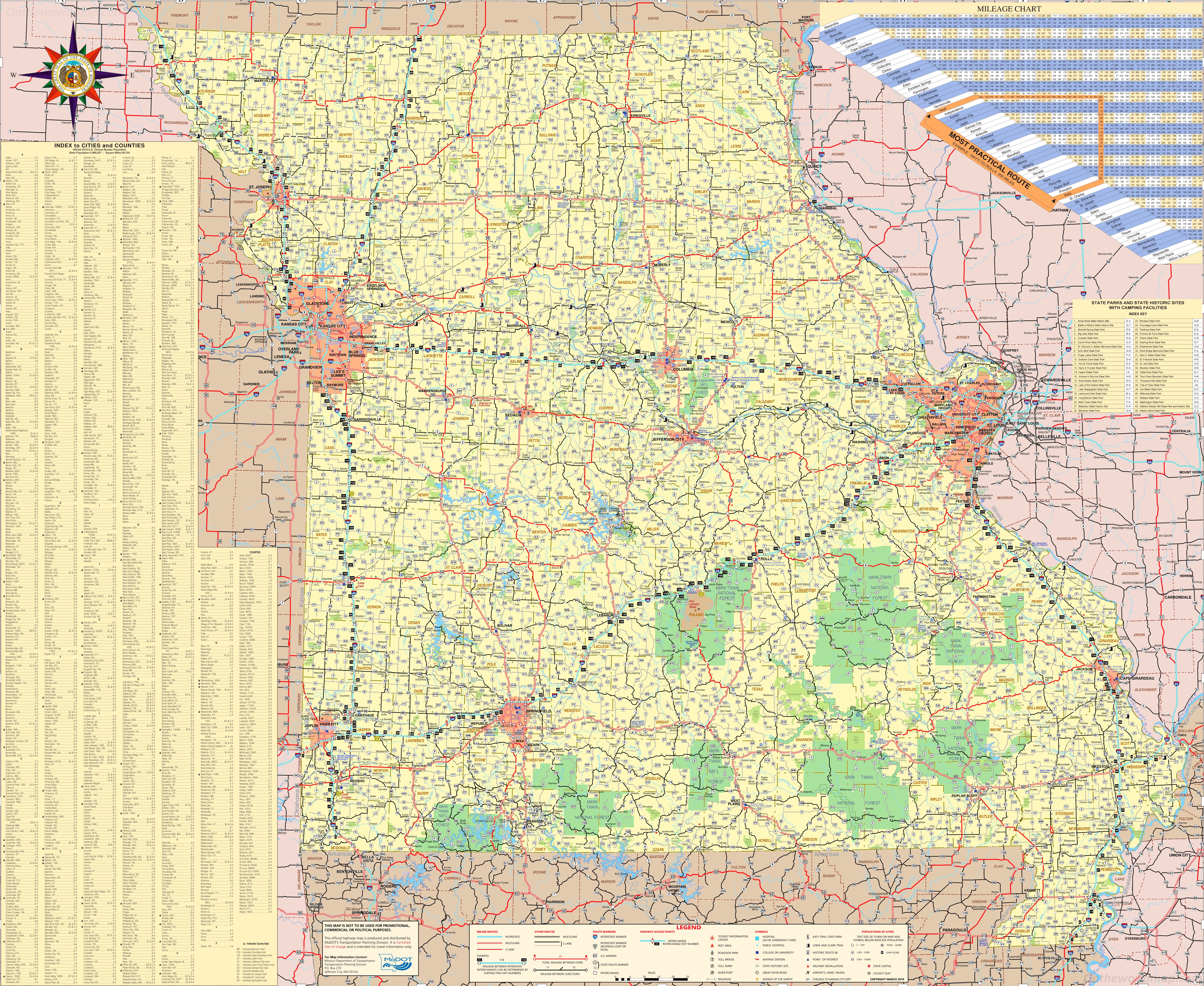 missouri map with cities and towns Large Detailed Map Of Missouri With Cities And Towns missouri map with cities and towns