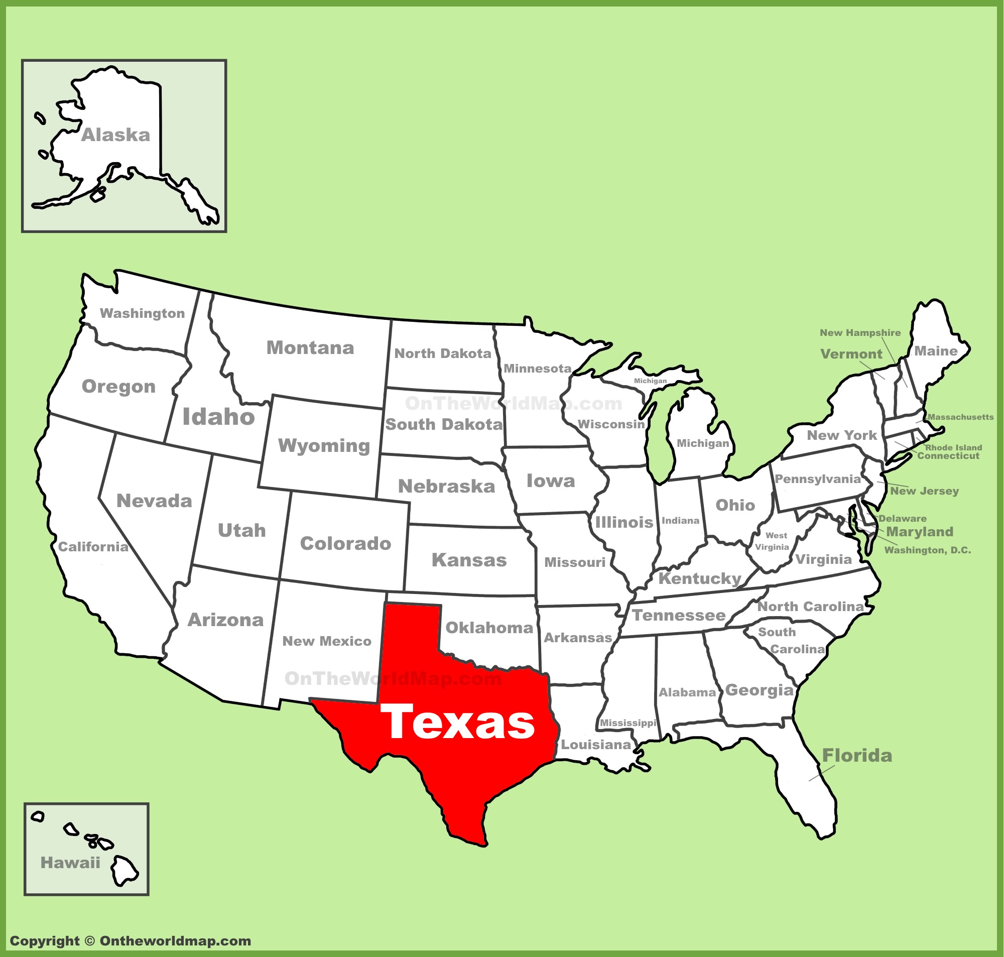 map of texas to florida Texas Location On The U S Map map of texas to florida