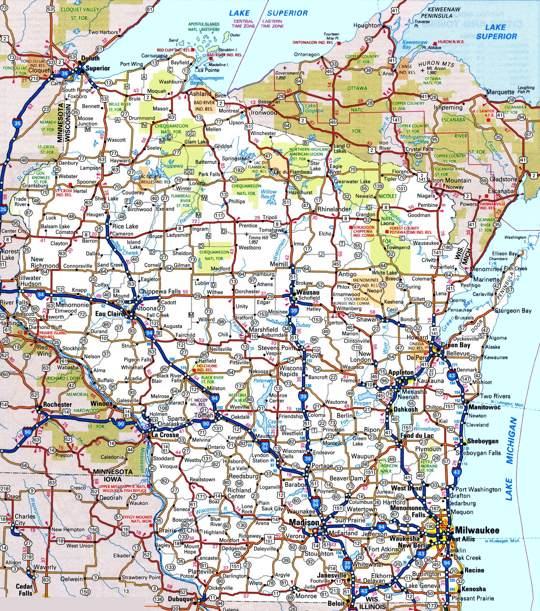 printable-wisconsin-map