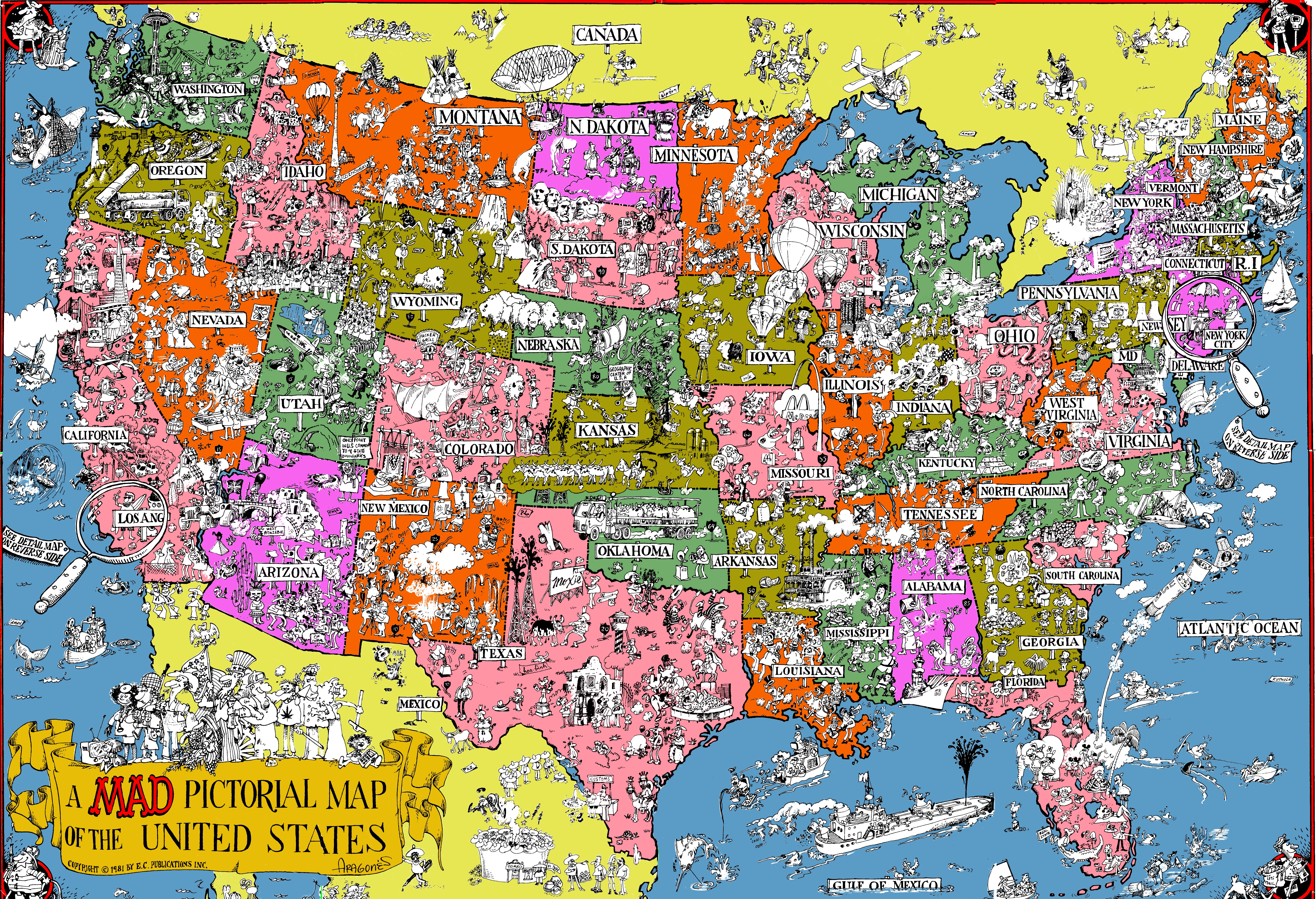 travel map of the united states Usa Pictorial Map travel map of the united states