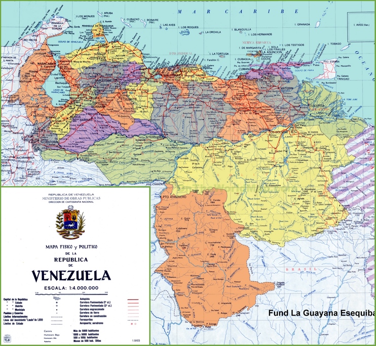 Venezuela road map