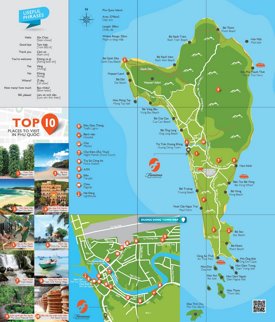 Phu Quoc tourist map