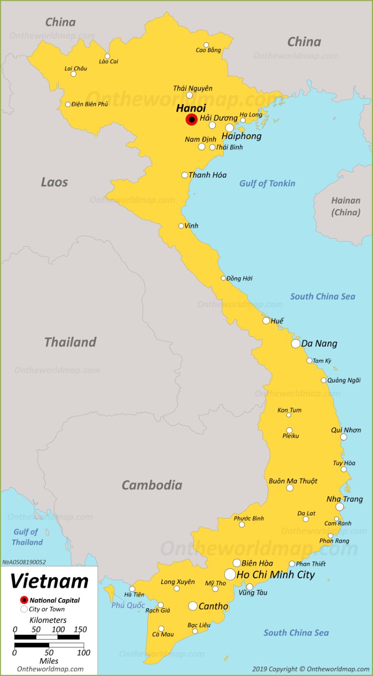 Vietnam Maps Maps Of Vietnam