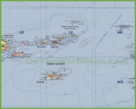 Virgin Islands Map