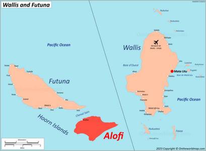Alofi Island Location Map