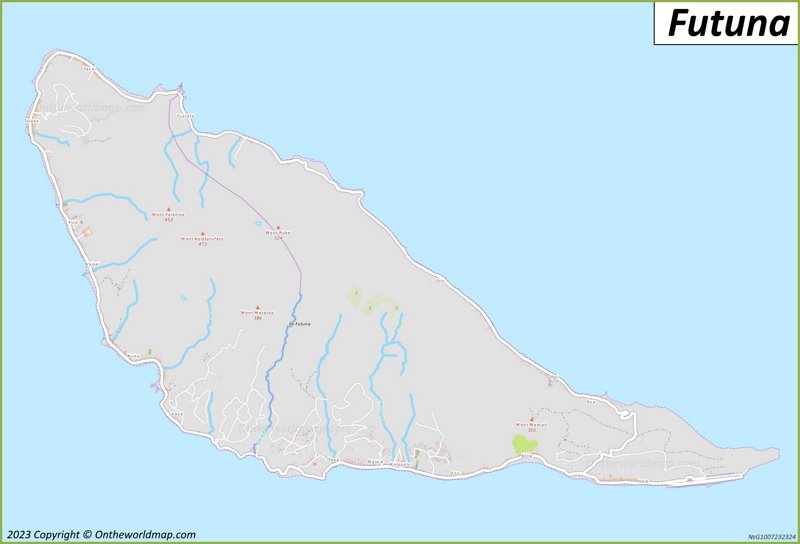 Map of Futuna Island
