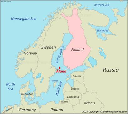 Åland Location Map